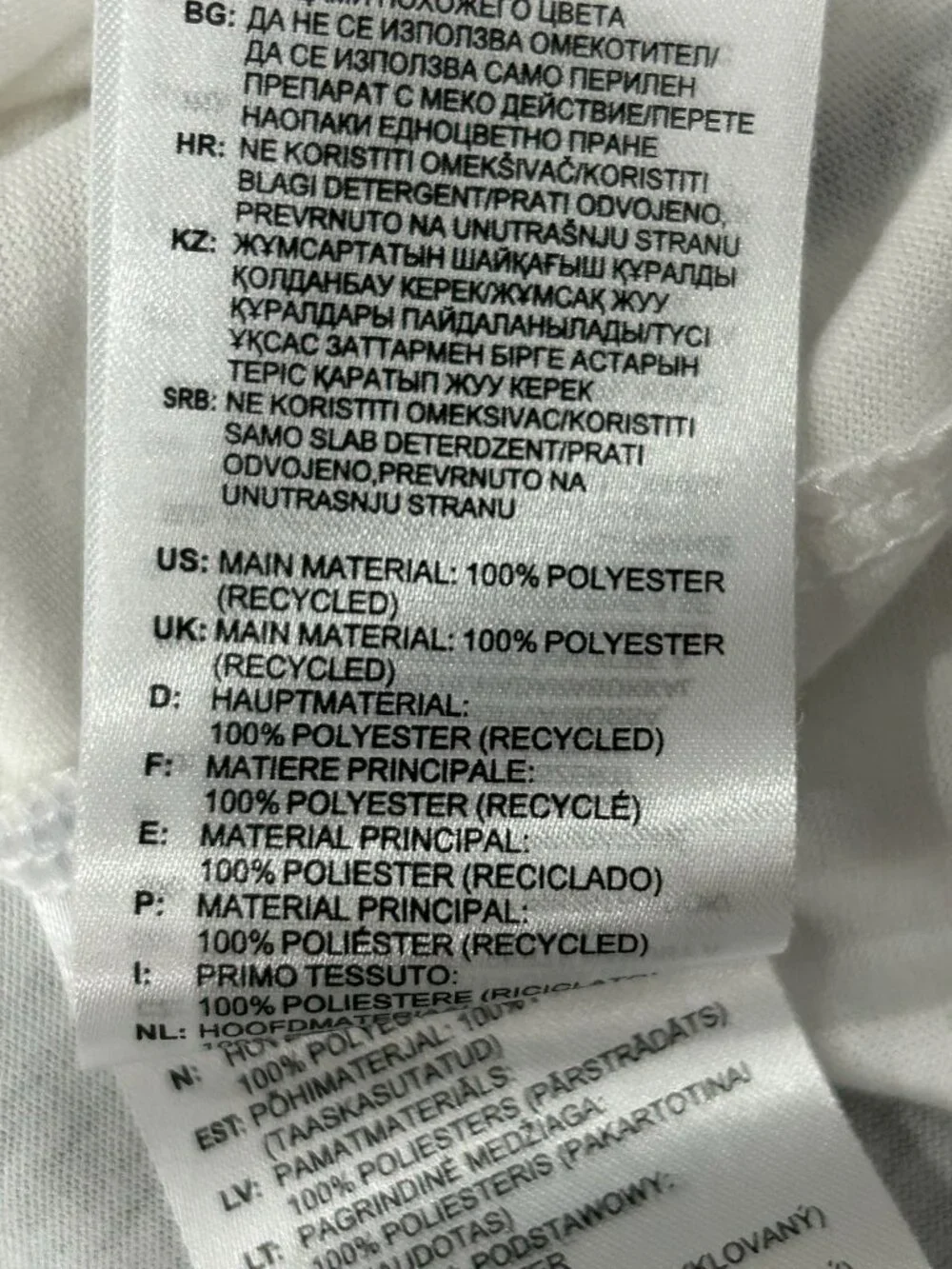Adidas White Mens Crewneck Recycled Polyester Lightweight T-Shirt Athleisure
